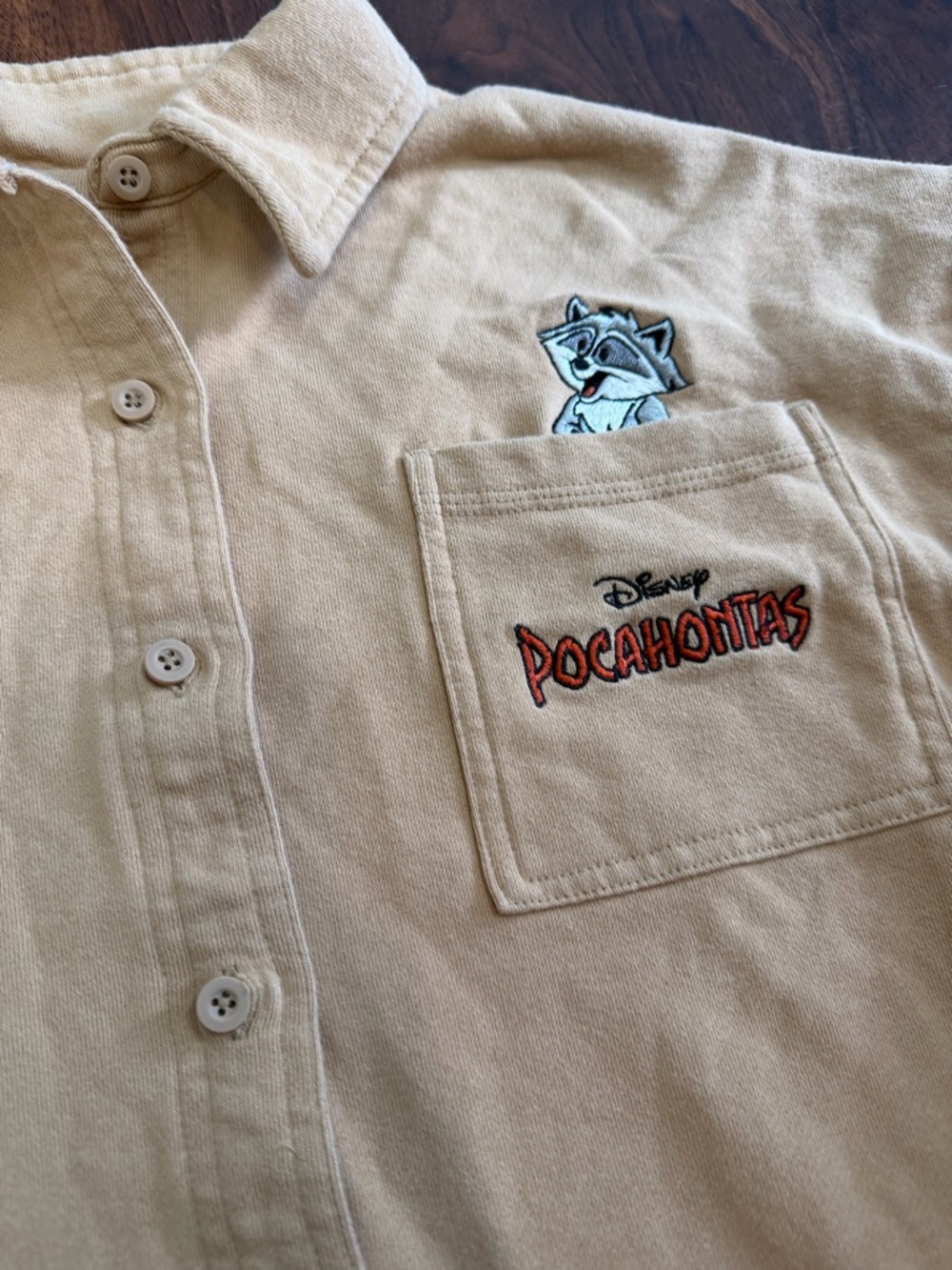 Disney Parks Pocahontas Long Sleeve Button Down Shirt - Picture 2 of 10